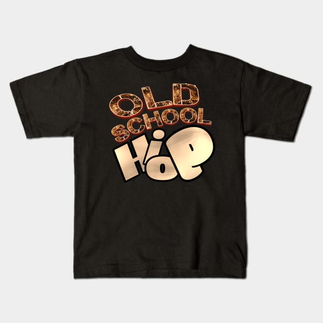 Old school hip hop Kids T-Shirt by Vinto fashion 